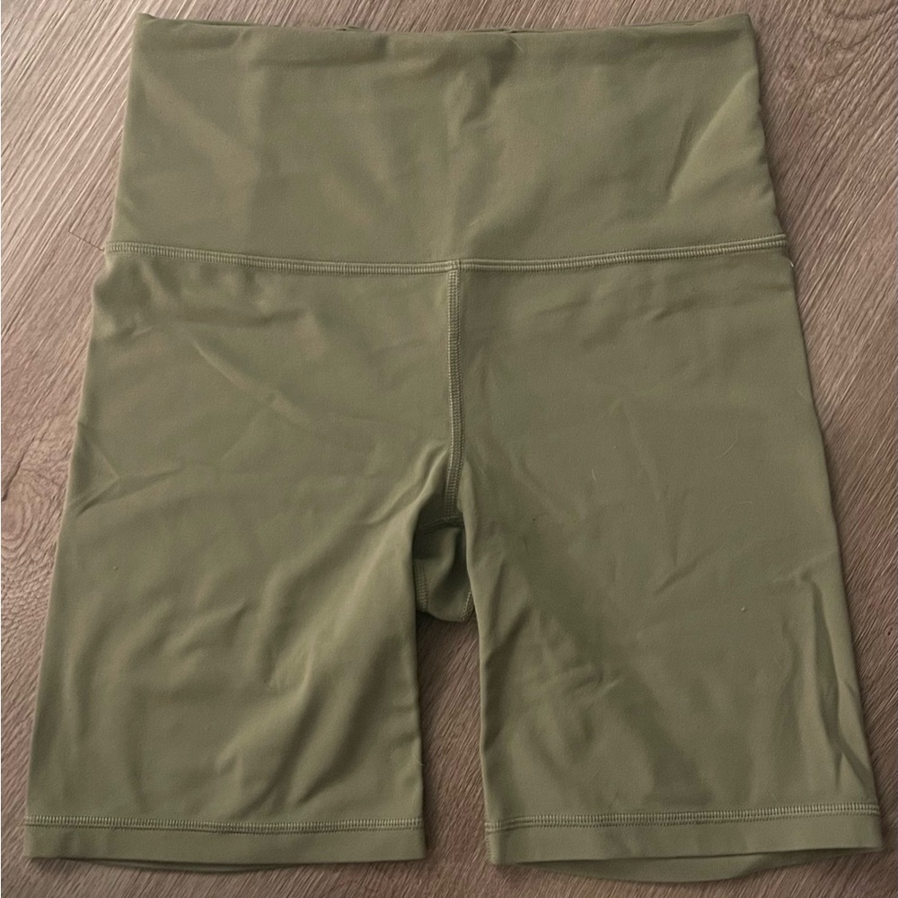 Sage Green Athleta Biker Shorts